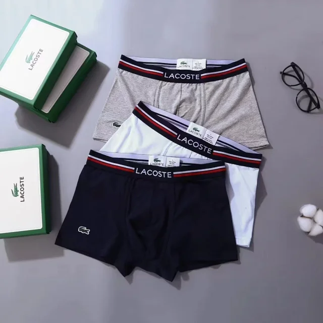 Lacoste Underwear Men's Boxer Briefs 3-Pack product detail image 6
