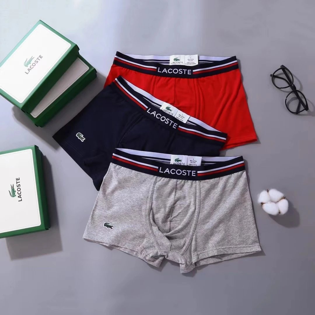 Lacoste Underwear Men's Boxer Briefs 3-Pack image 5