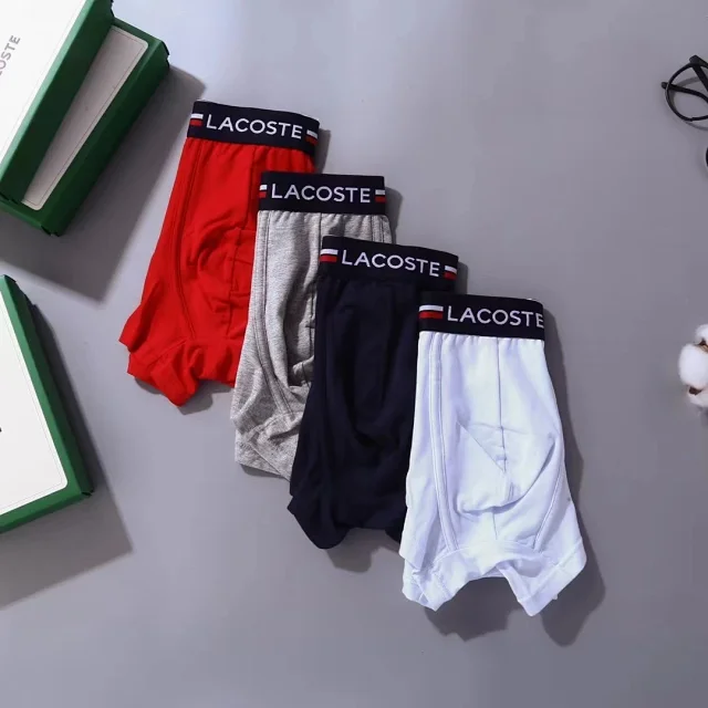 Lacoste Underwear Men's Boxer Briefs 3-Pack product detail image 4