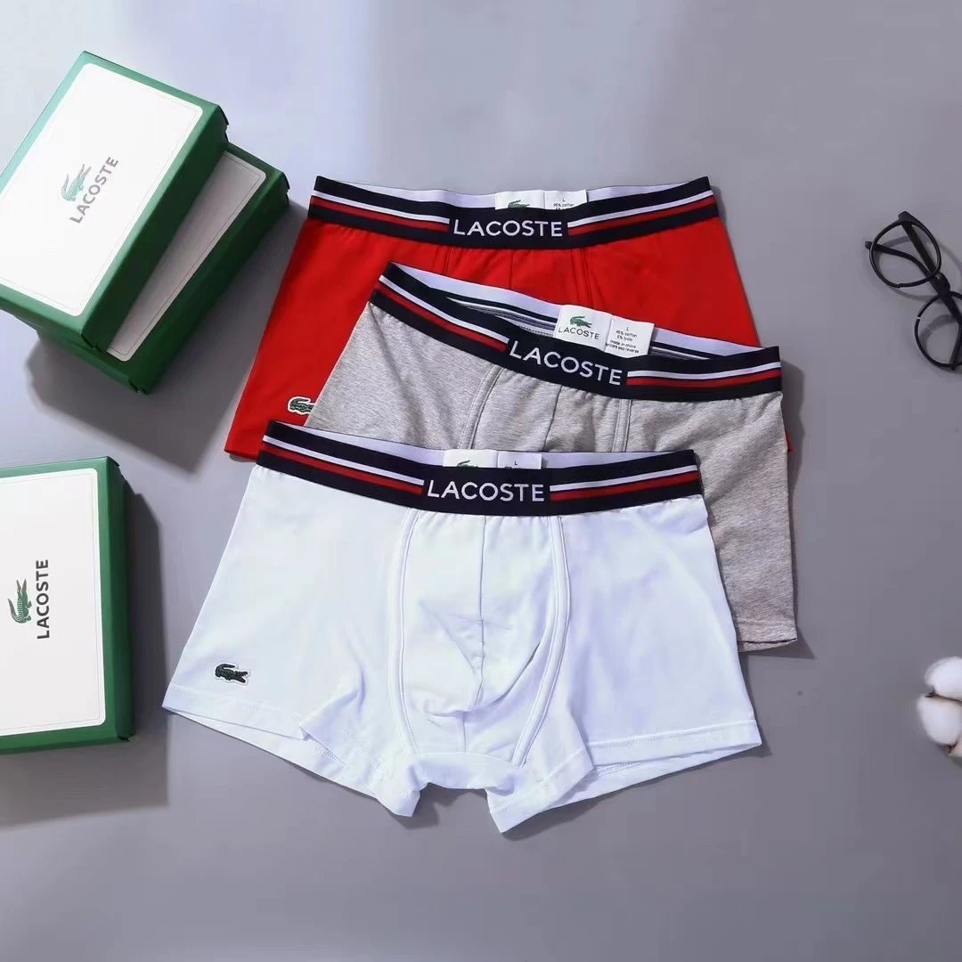 Lacoste Underwear Men's Boxer Briefs 3-Pack image 7
