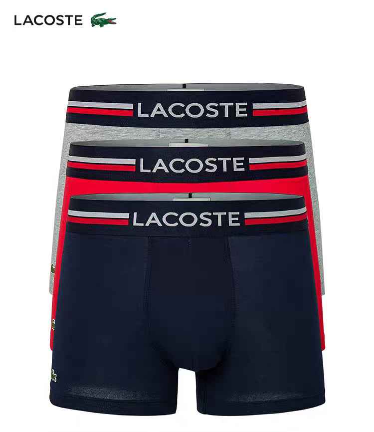 Lacoste Underwear Men's Boxer Briefs 3-Pack image 2