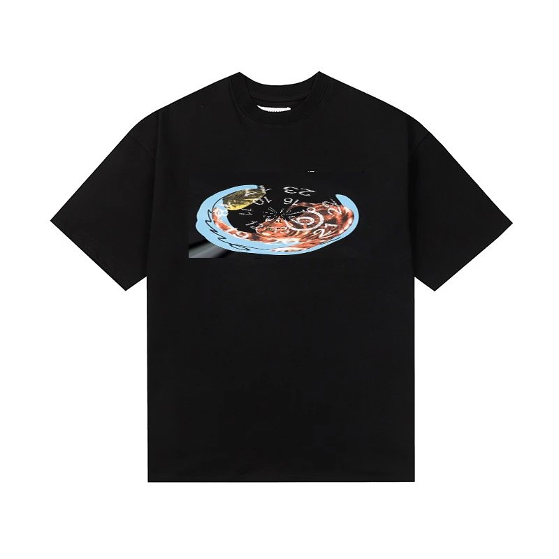 Black Graphic Print T-Shirt