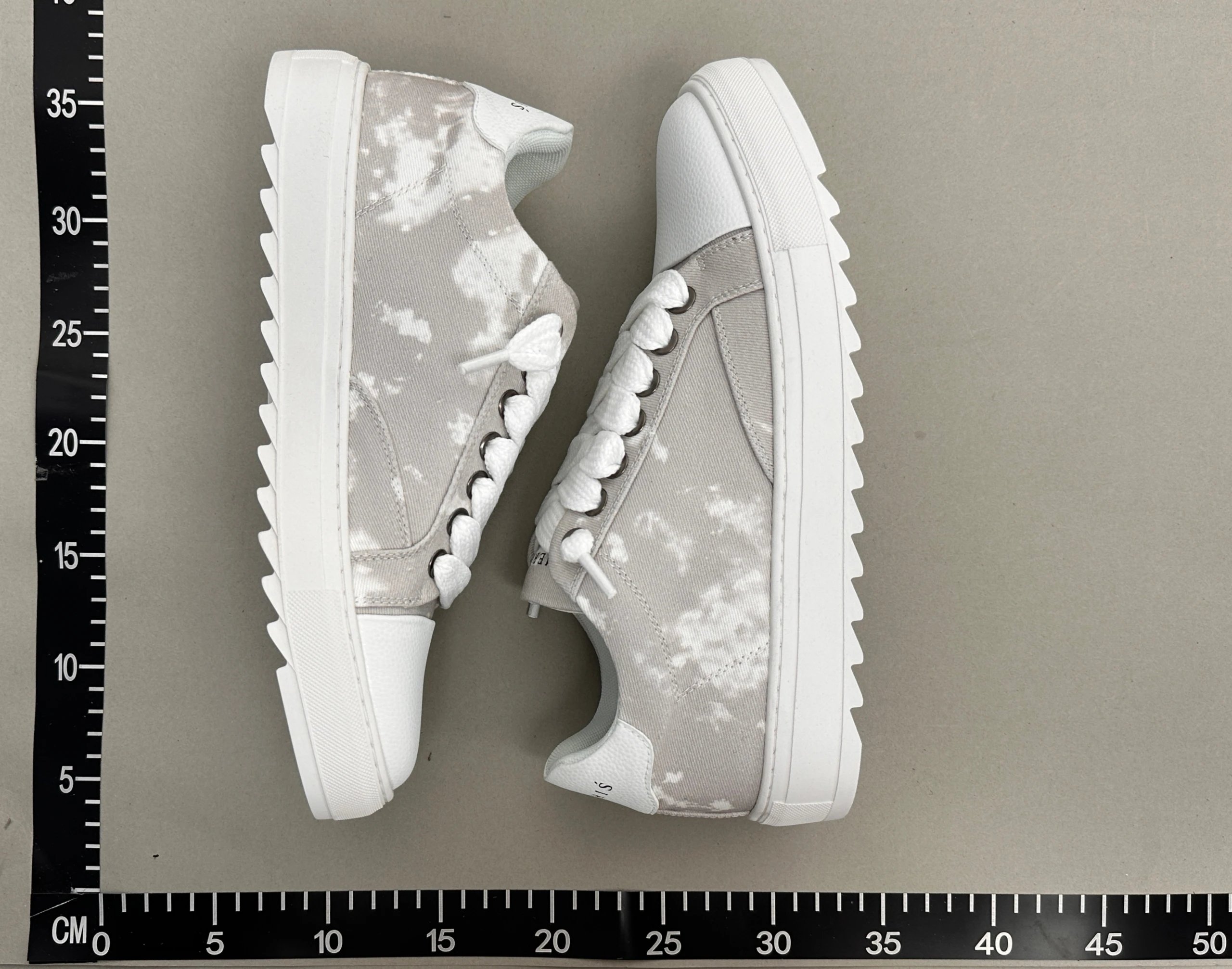 Asics Gel-Lyte III Cloud Print White Gray Sneakers - 1