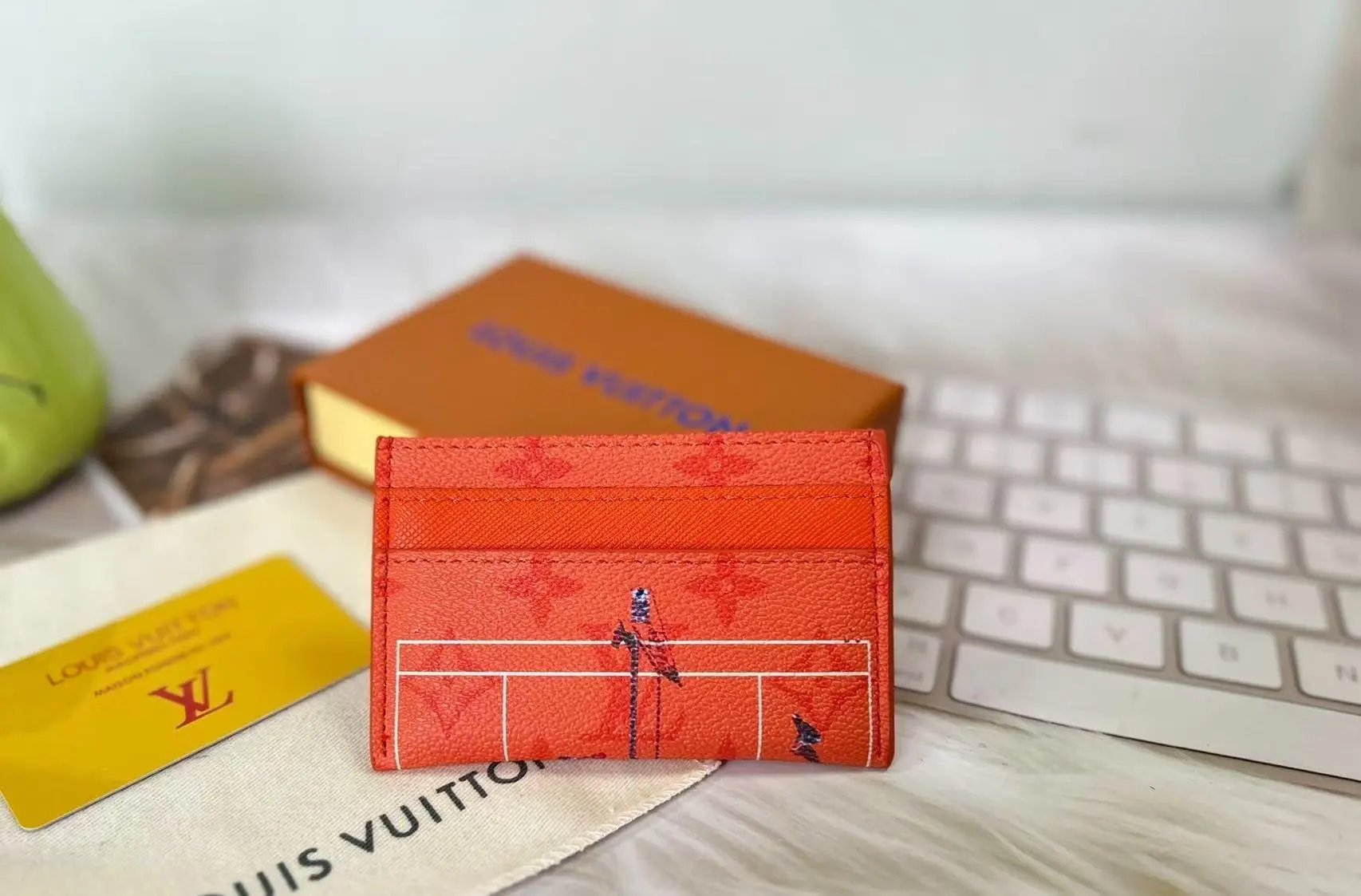 Orange Card Holder