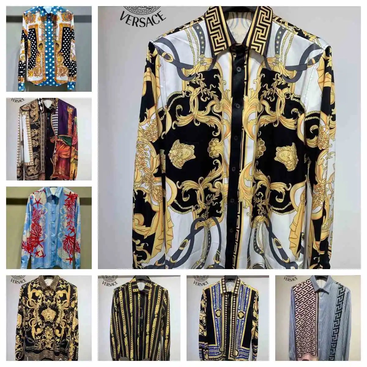 Versace Baroque Print Long Sle