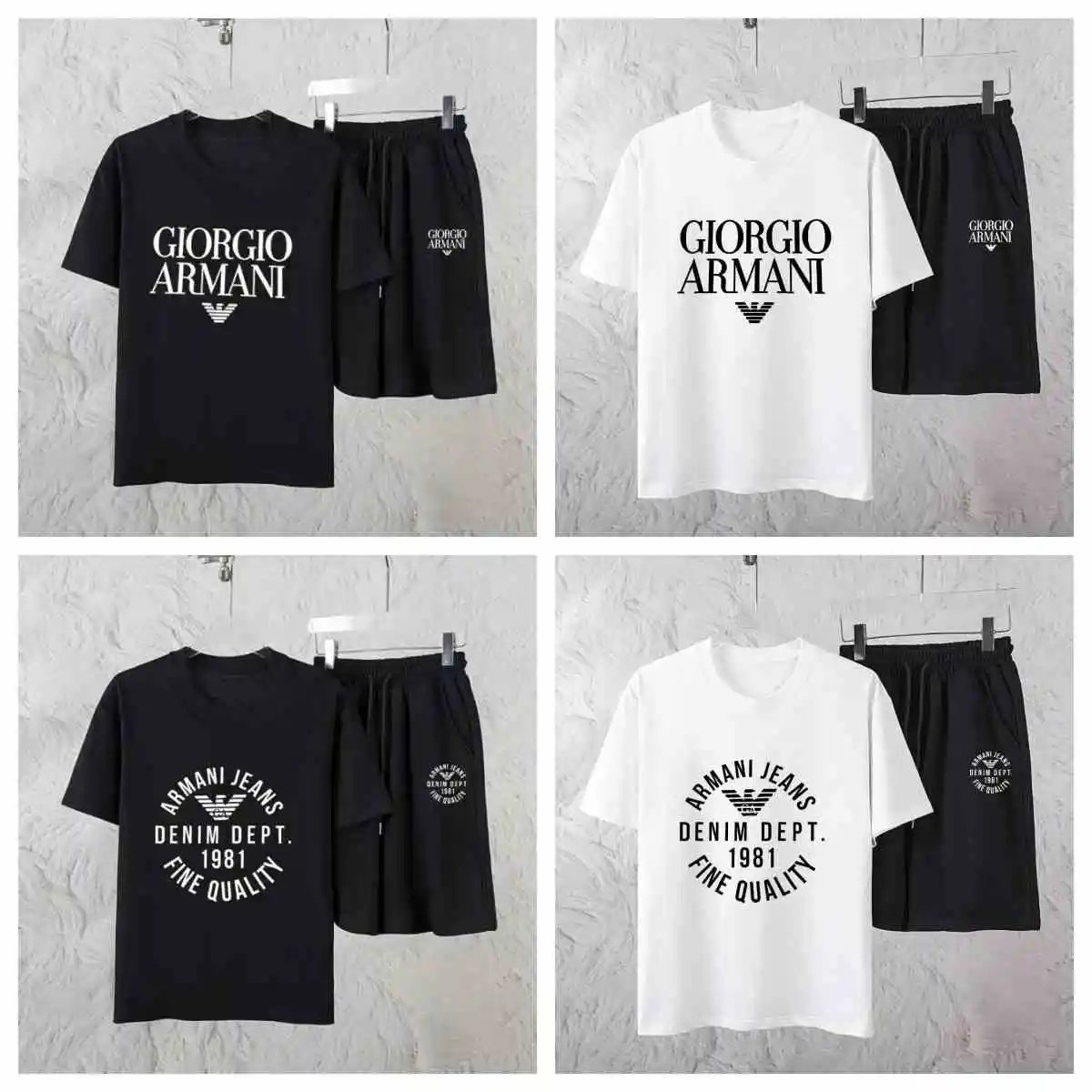 Giorgio Armani Logo Print T-Sh