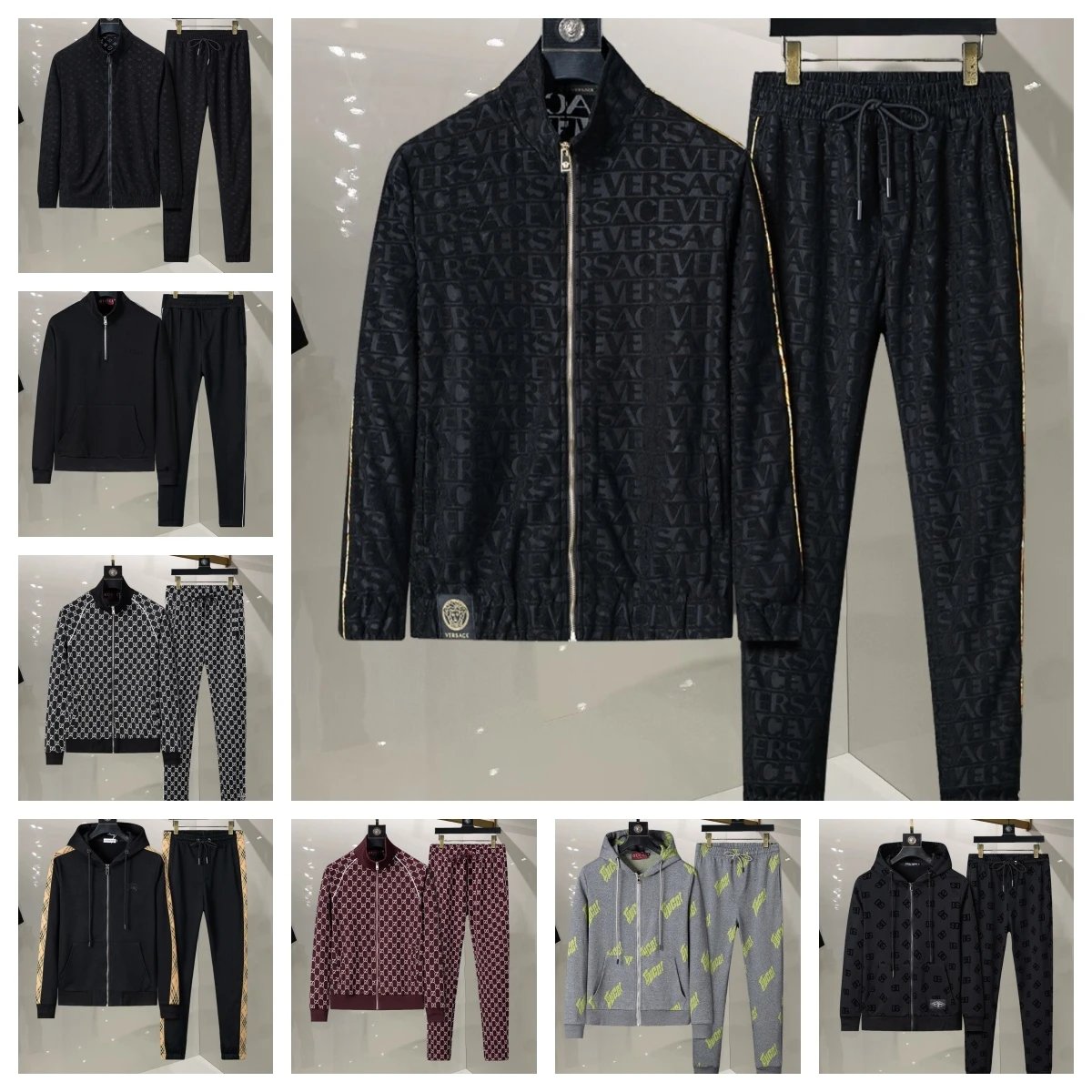 Versace Monogram Print Jacket 