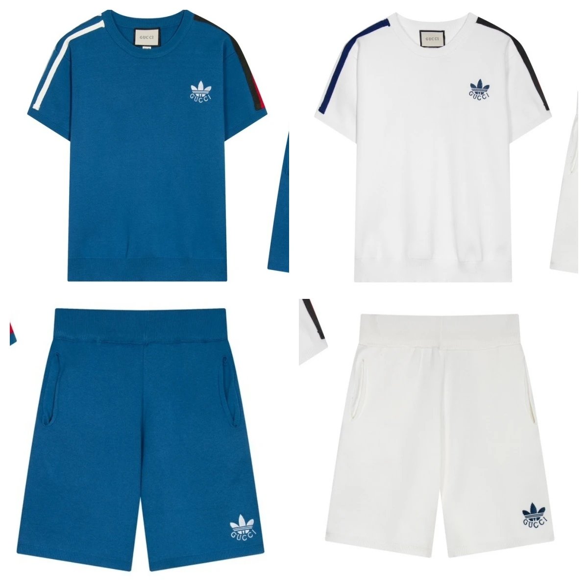 Gucci Blue White Track Set