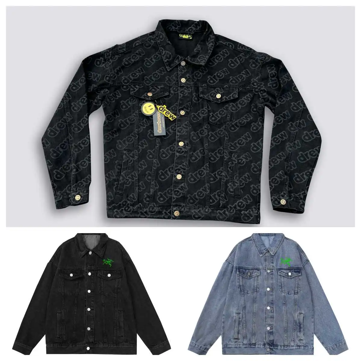 1to1reps Jackets fashion reps product Drew House Black Den