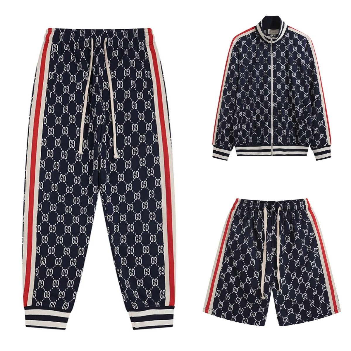 Gucci Navy Track Jacket and Pa