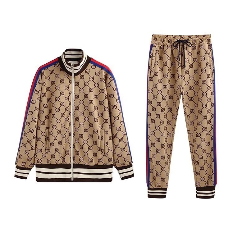 Gucci Beige Track Jacket and P