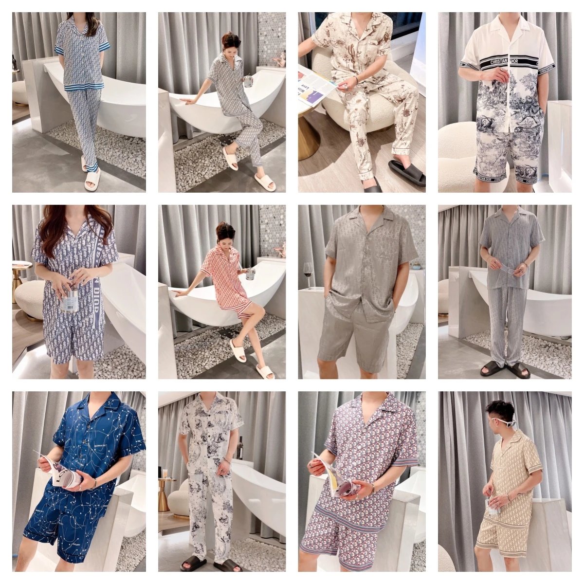 Dior Oblique Pajama Sets [12 s
