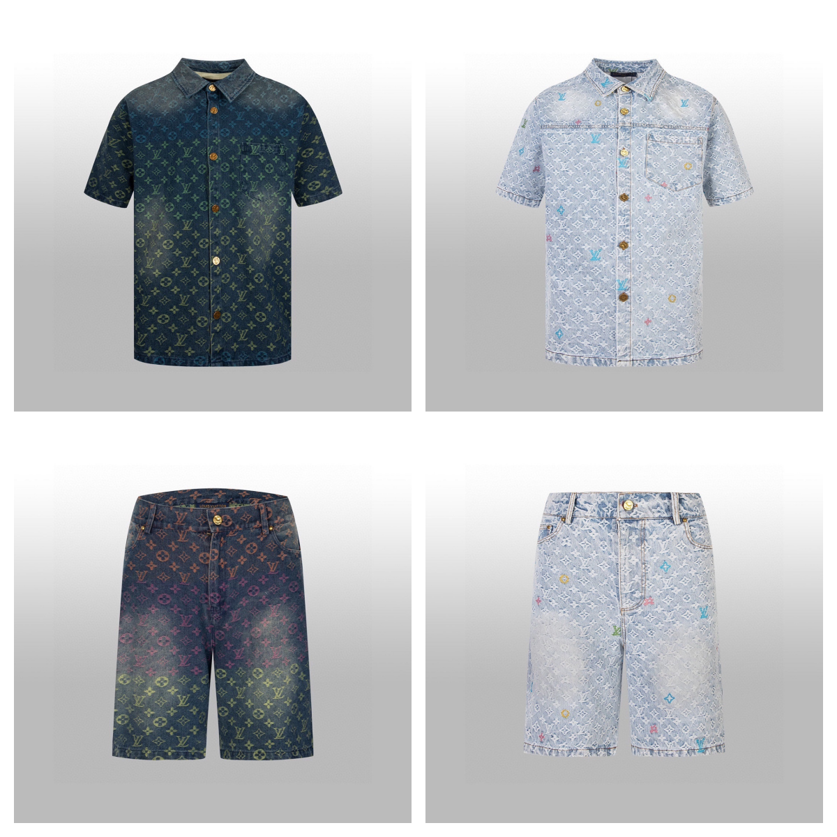 Louis Vuitton Denim Shirt and 