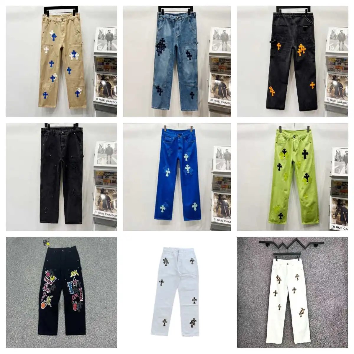 Chrome Hearts Cross-Embroidere