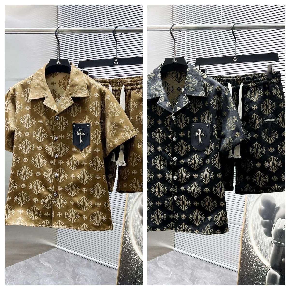 Chrome Hearts Floral Print Sho