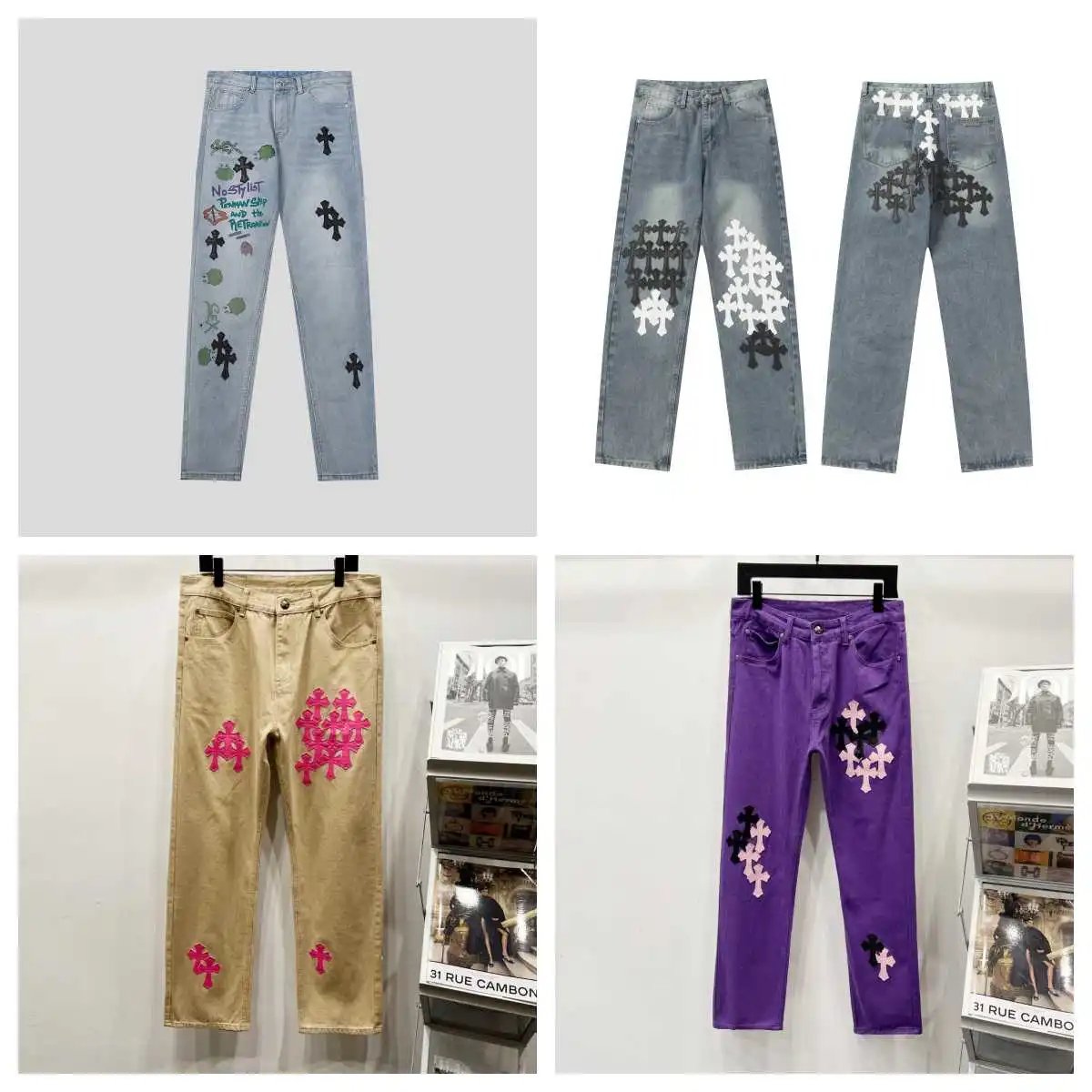 Chrome Hearts Cross-Embroidere