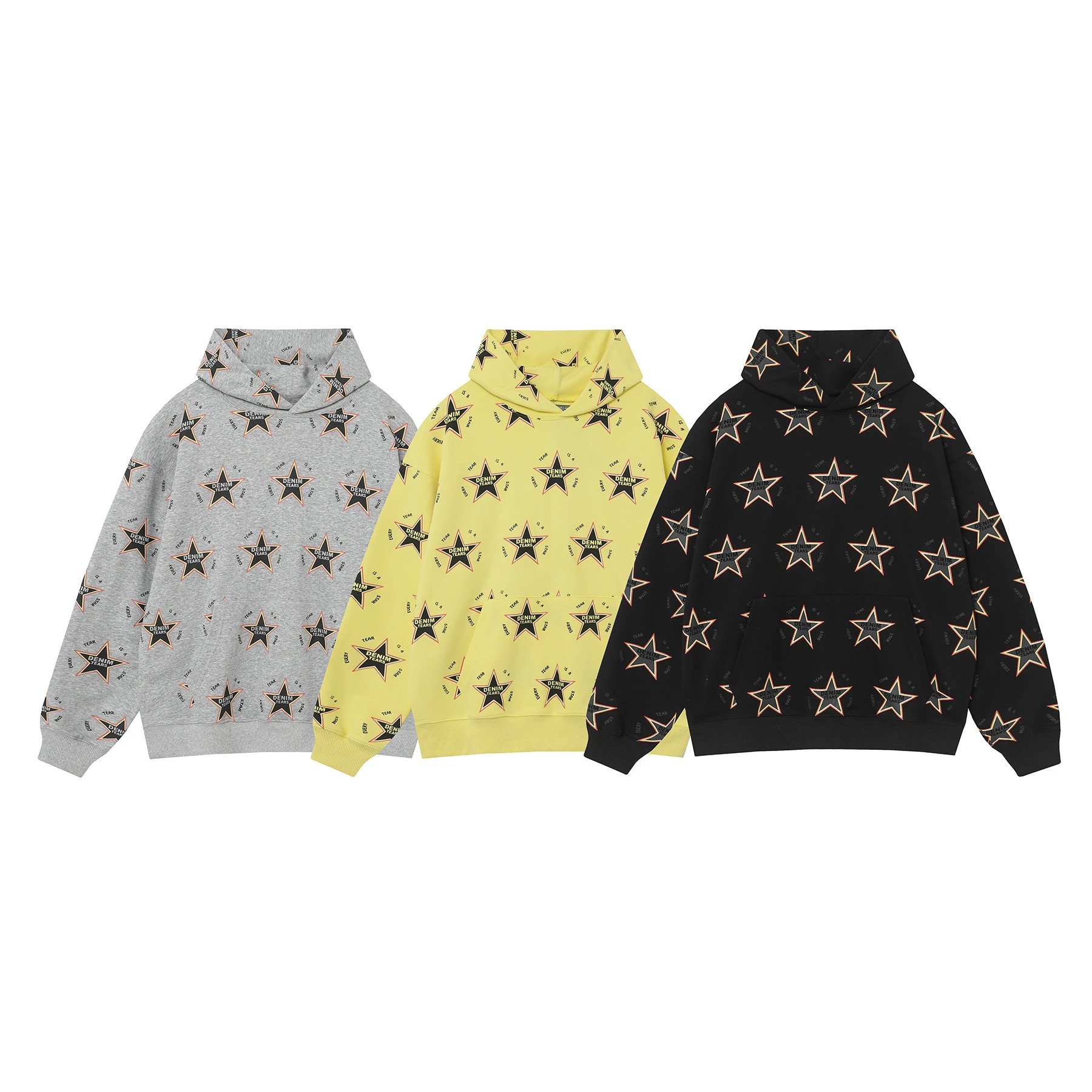 Dennis Star Print Hoodie Sweat