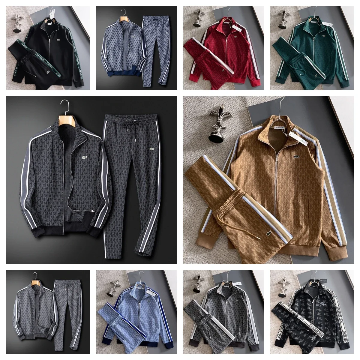 1to1reps Jackets fashion reps product L1acoste Black Zip-U