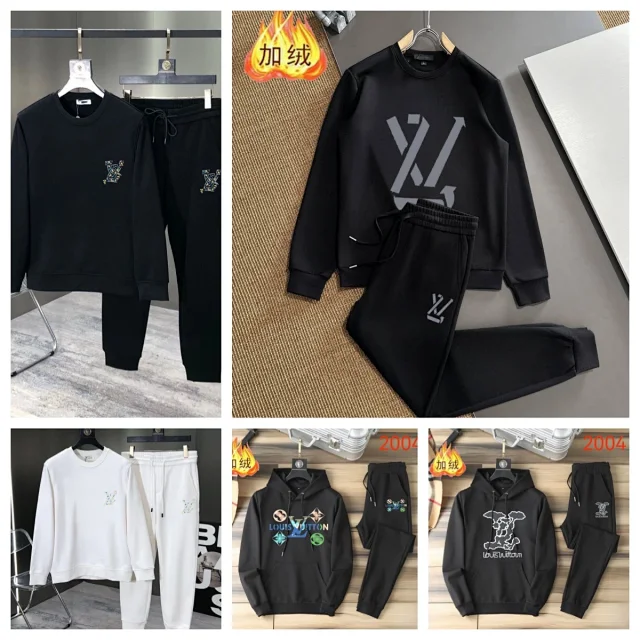 Louis Vuitton Matching Sets Logo Sweatshirt and Jogger Set product detail image 1