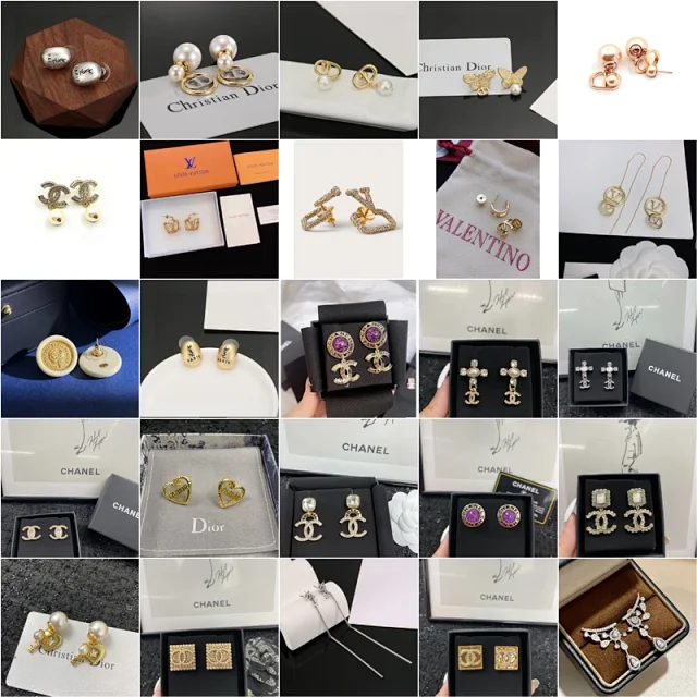 Saint Laurent Jewelry YSL Logo Stud Earrings product detail image 1