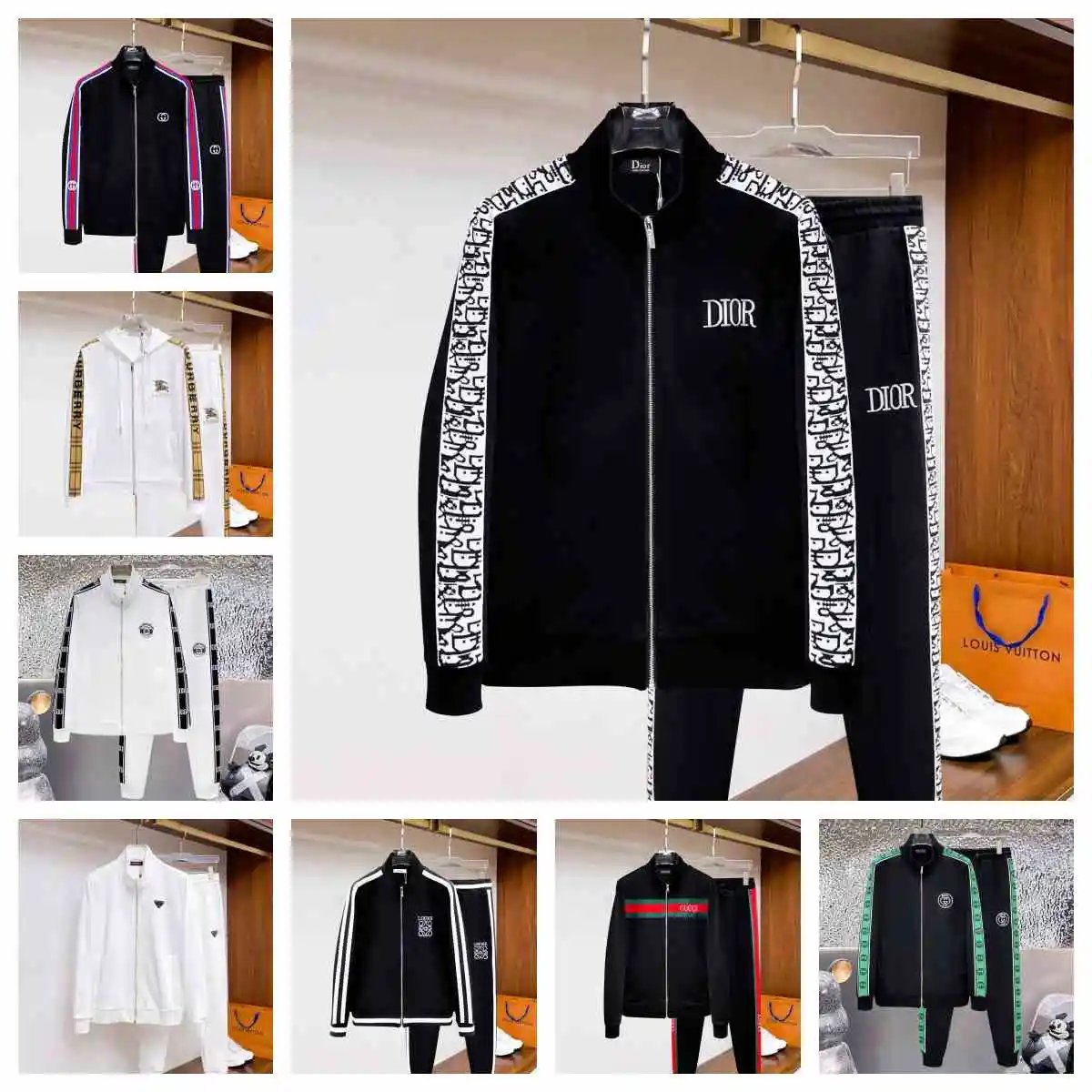 Dior Black Zip-Up Track Jacket