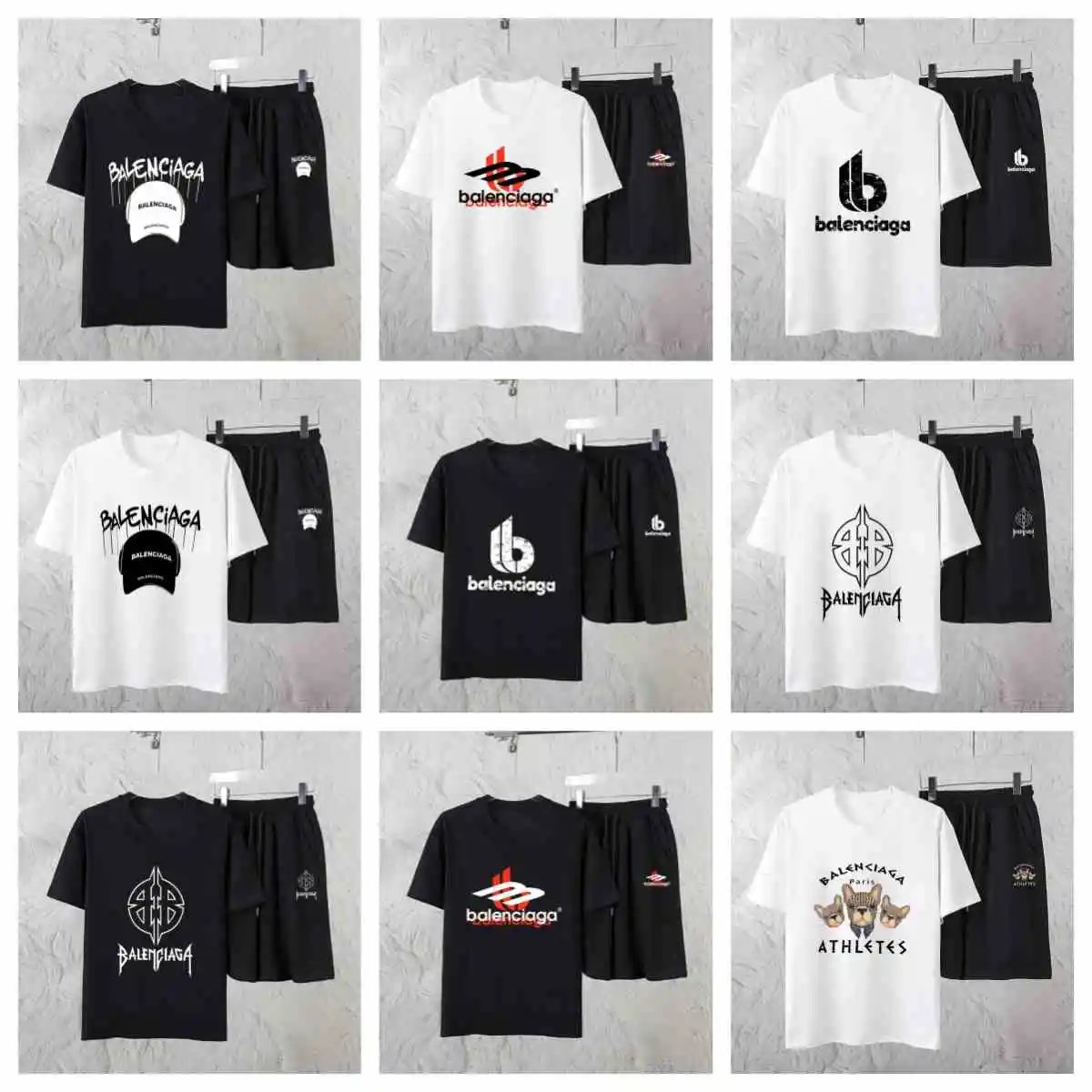 Balenciaga Logo Print T-Shirt/