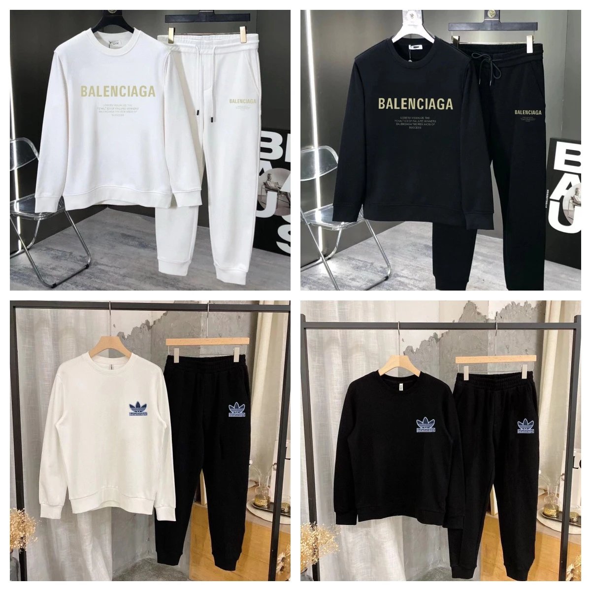 Balenciaga White Track Suit Se
