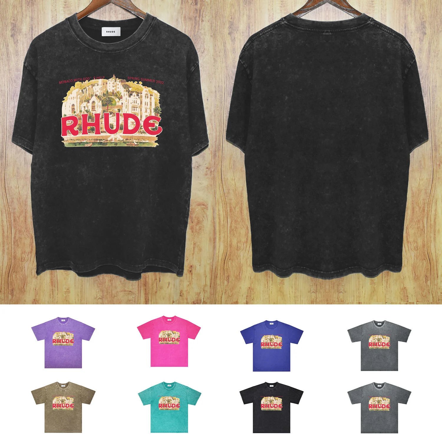 RHUDE Monaco Graphic T-Shirt [