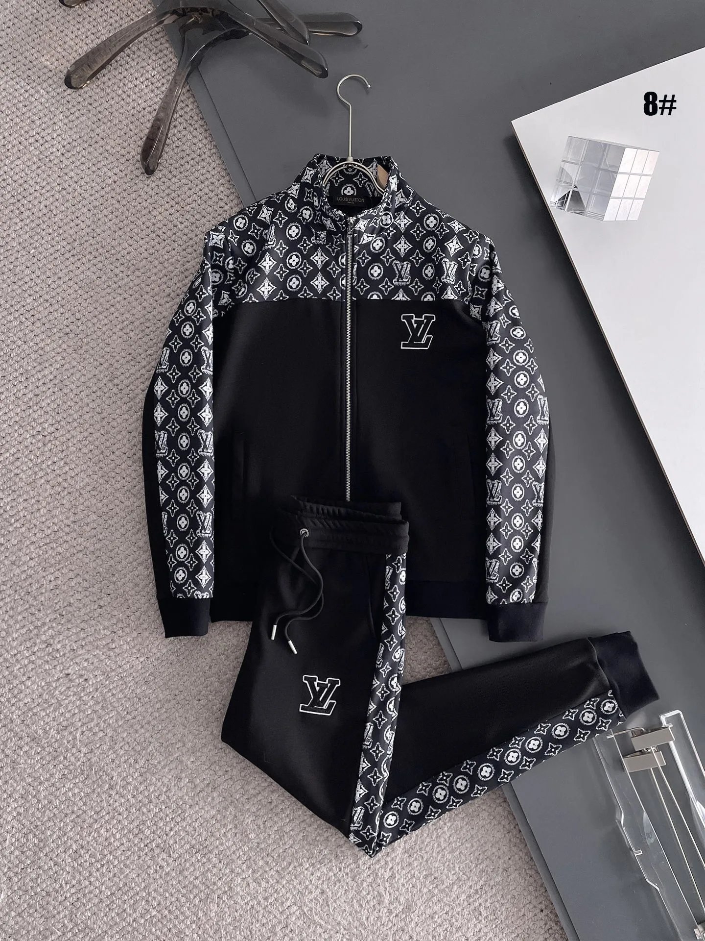 Louis Vuitton Black Monogram T