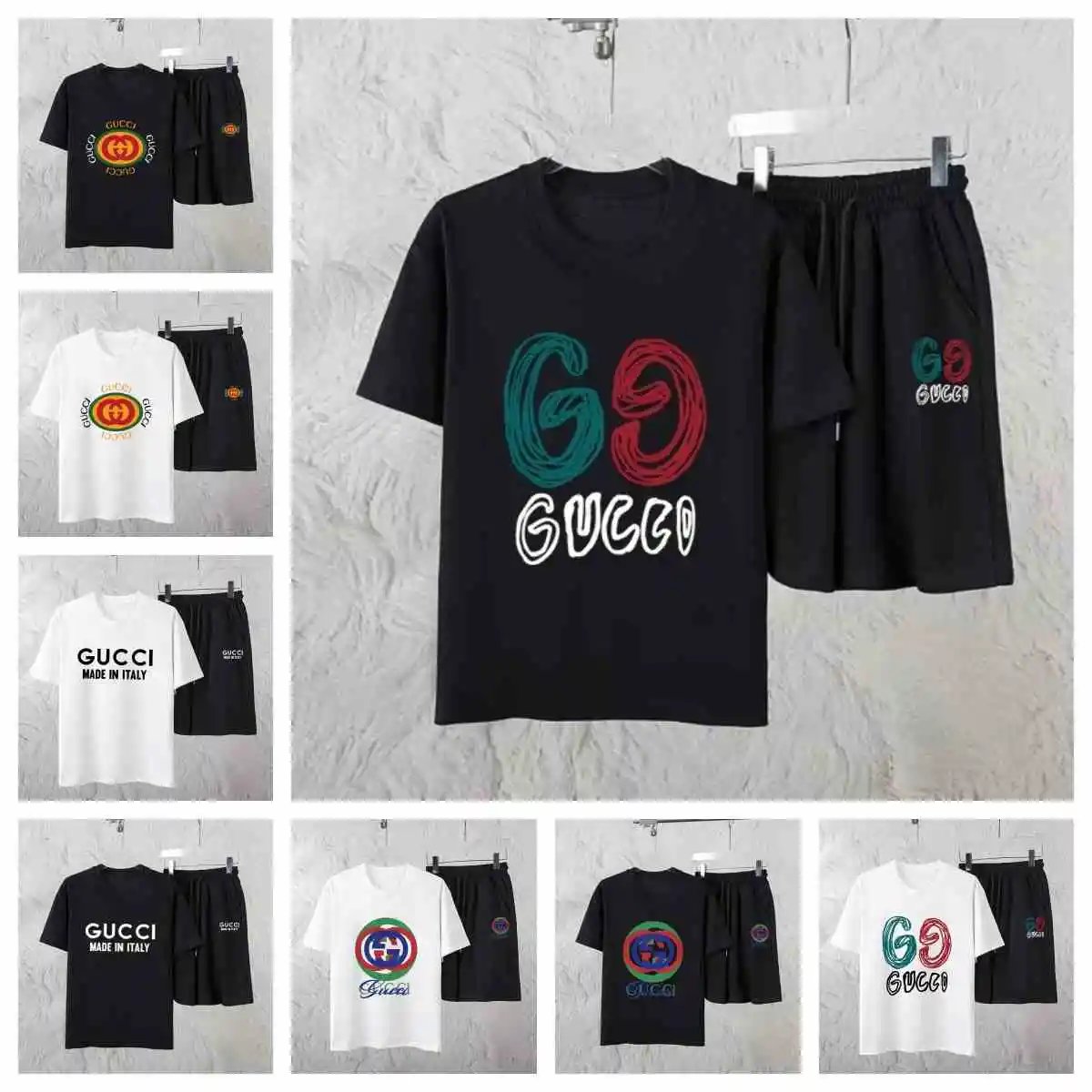Gucci GG Logo T-Shirt/Shorts S