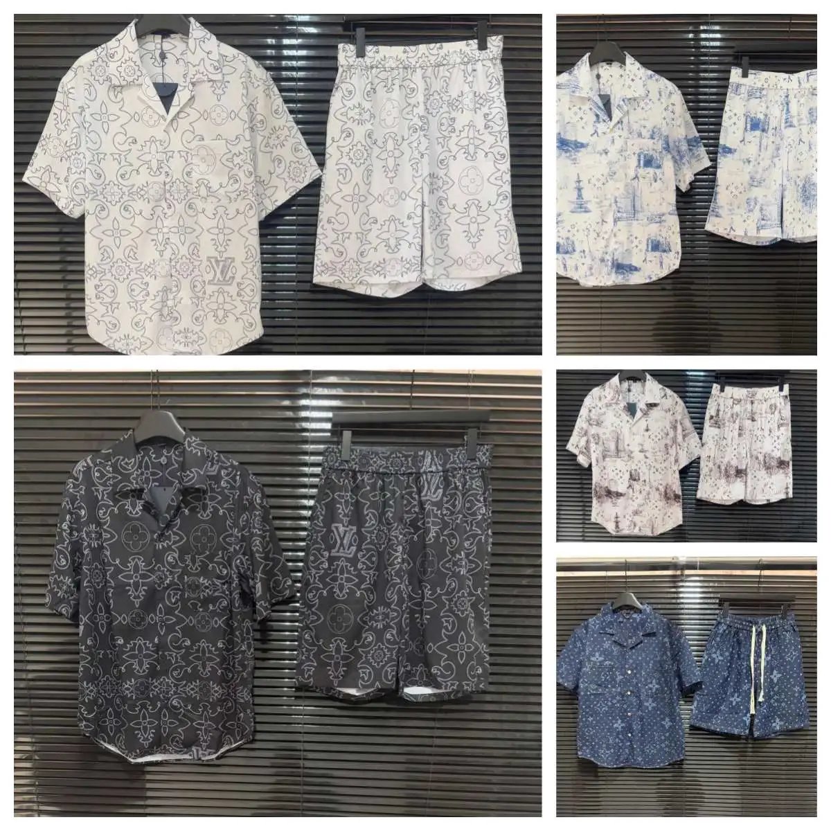 Louis Vuitton White Pattern Sh