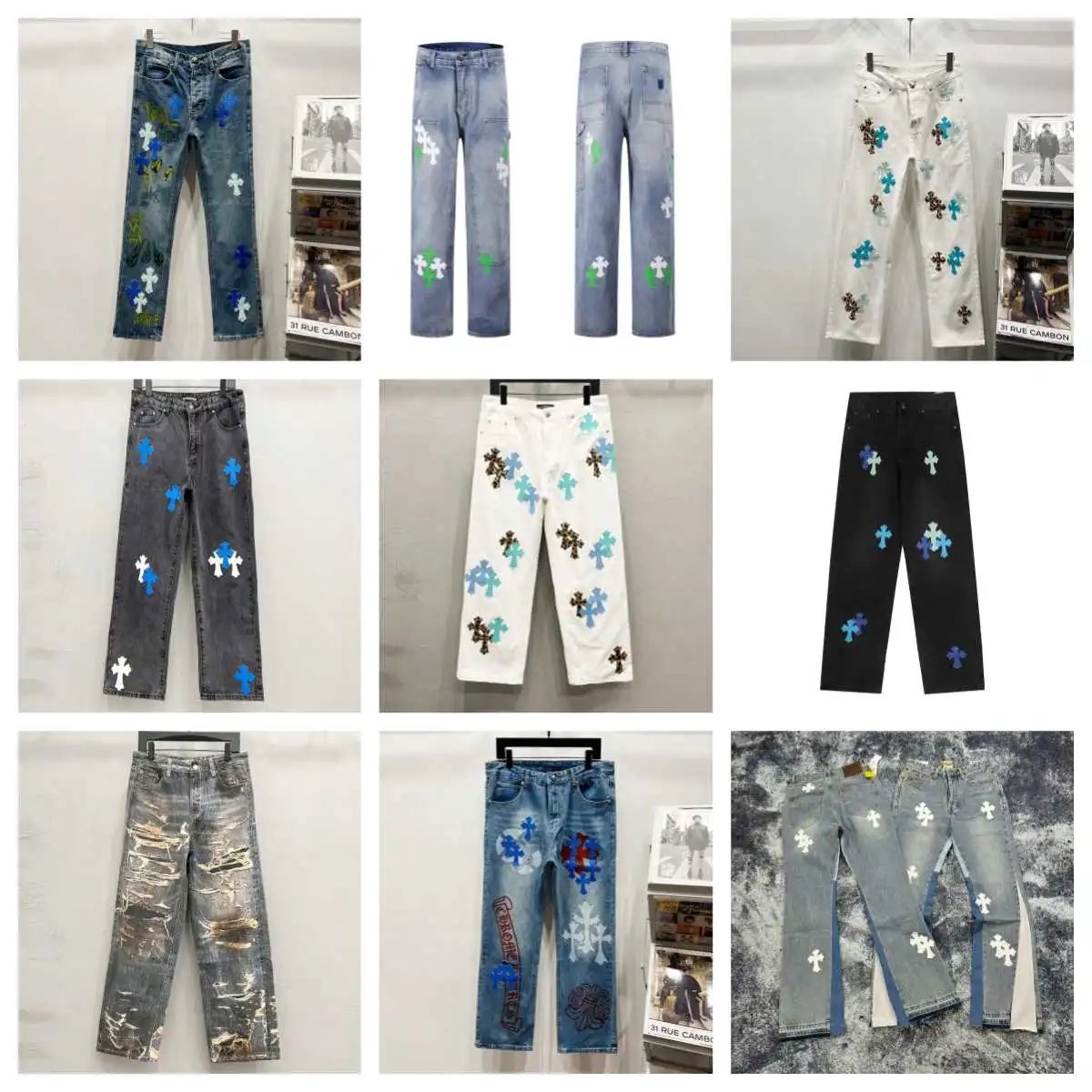 Chrome Hearts Cross-Embroidere