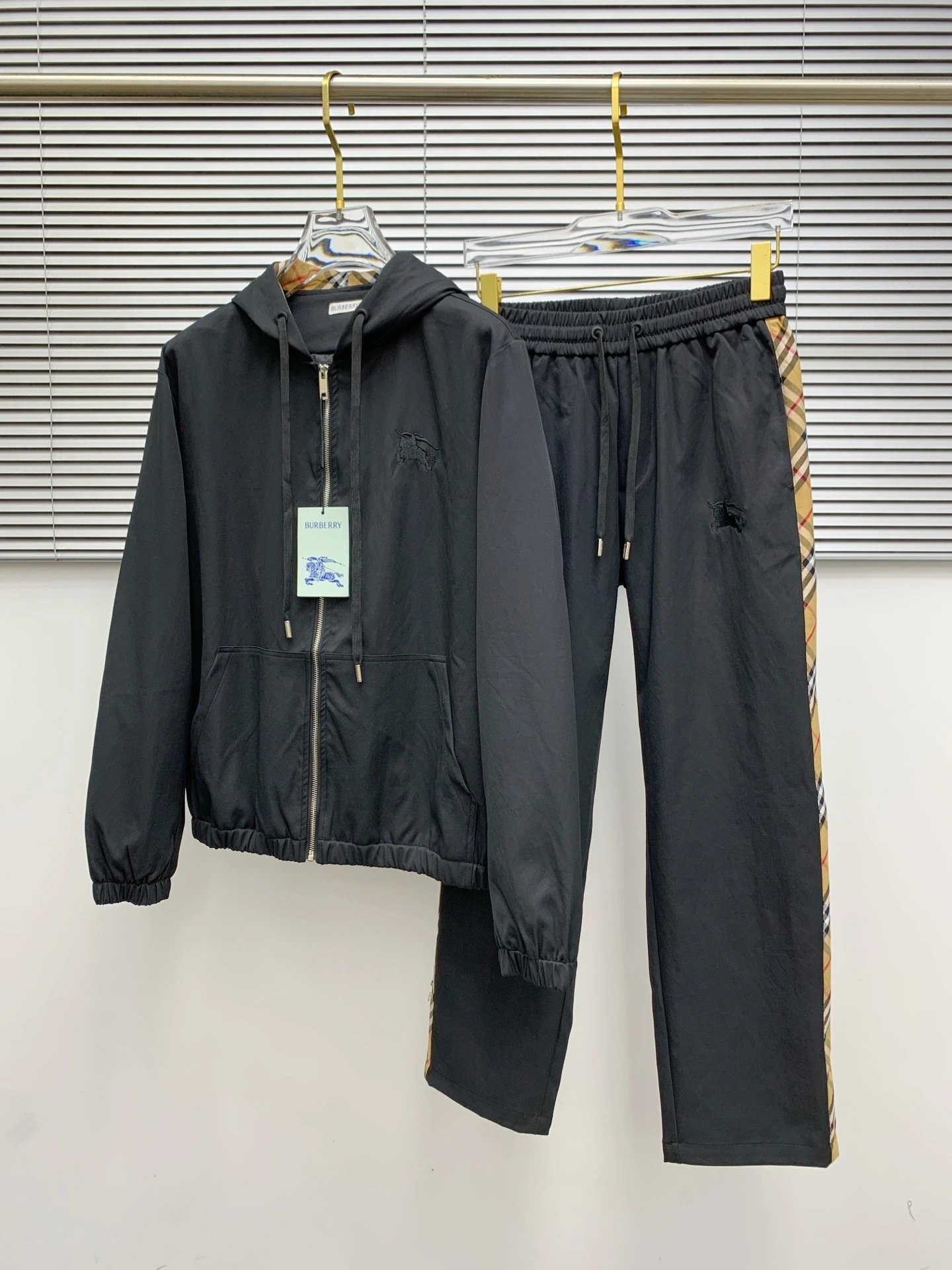 Burberry Tracksuits Zip-Up Jacket and Pants Set — 10