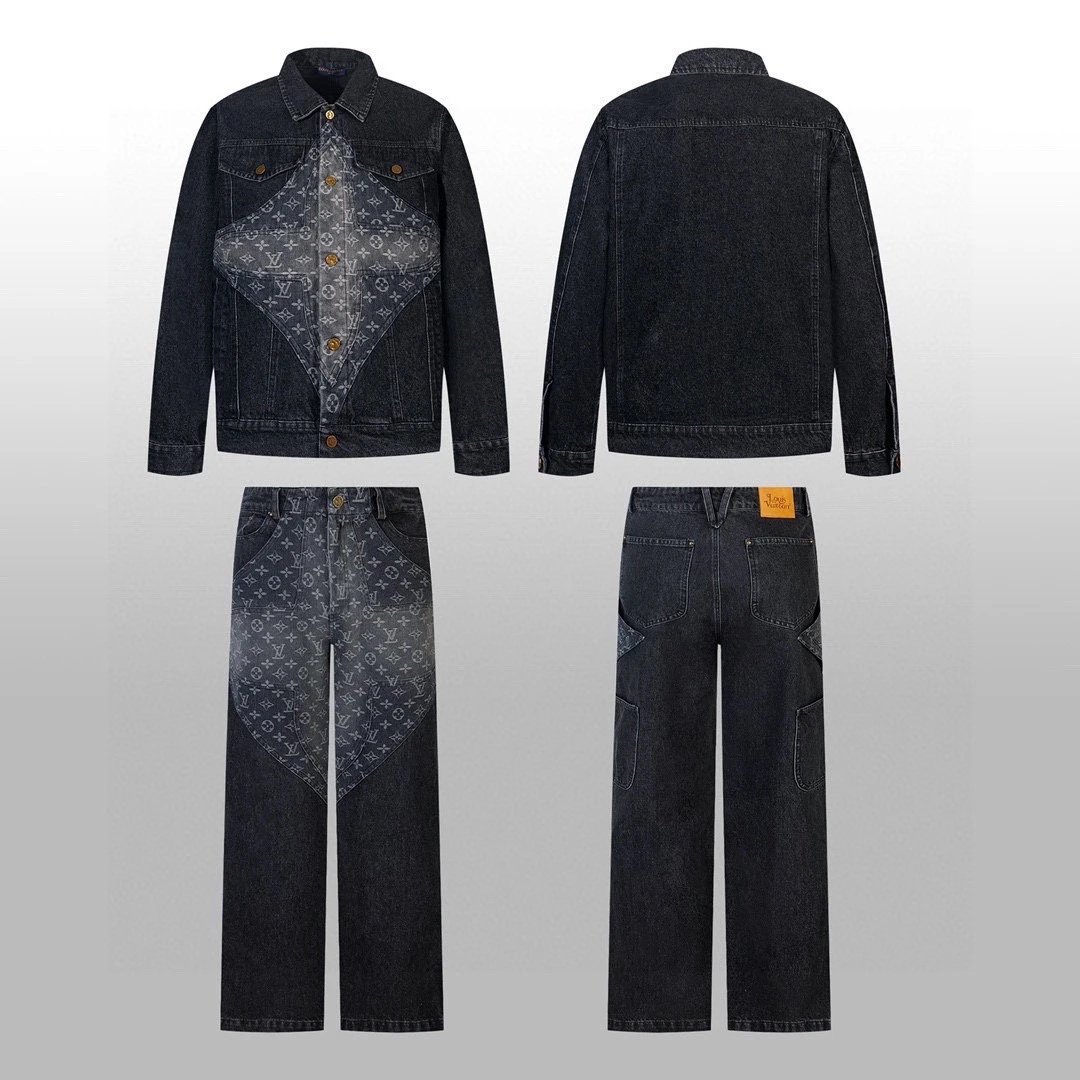 Louis Vuitton Dark Denim Jacke