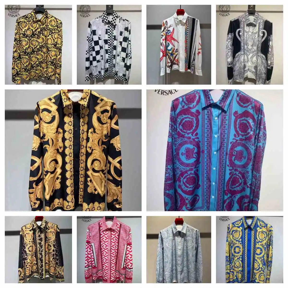 Versace Baroque Print Long Sle