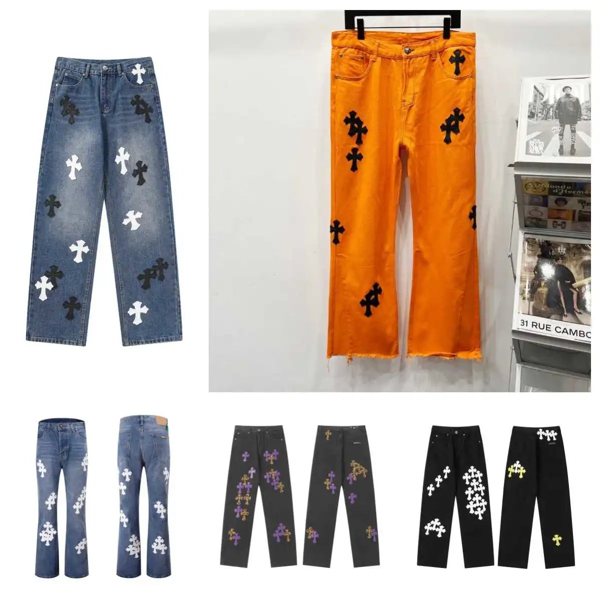 Chrome Hearts Cross-Embroidere