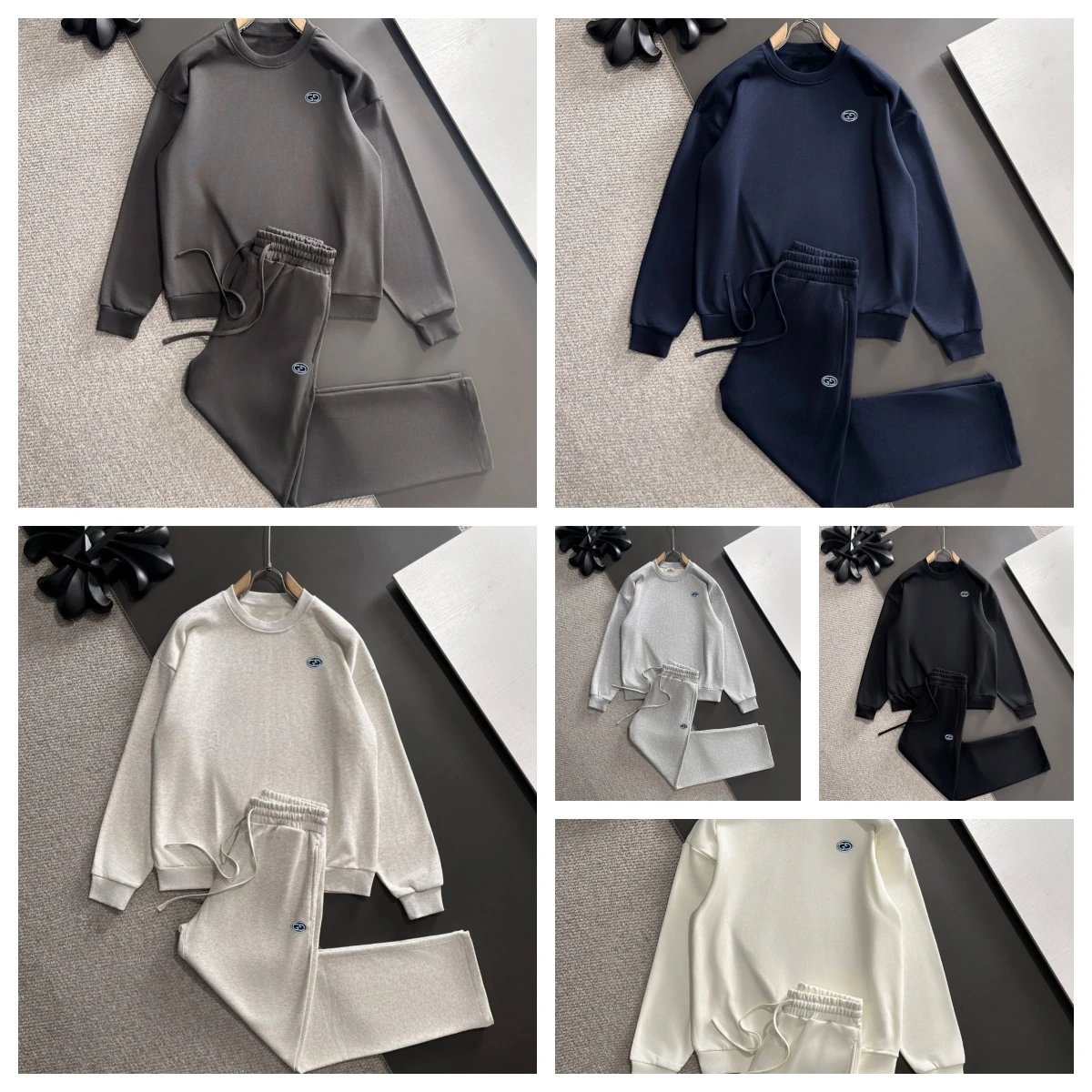 Minimalist Logo Sweatshirt Set