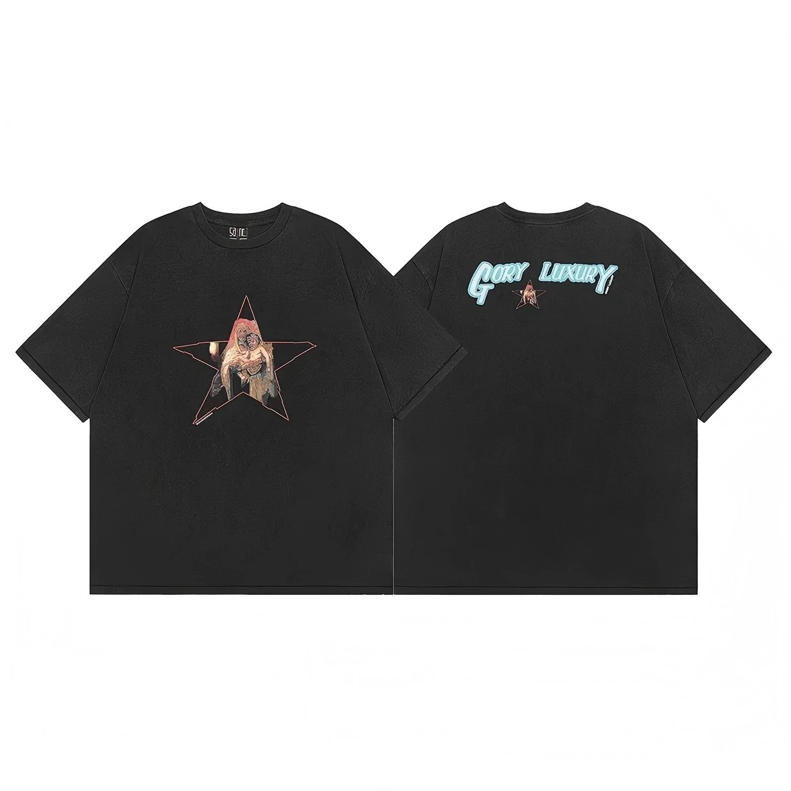 SAINT MICHAEL Vintage Black T 