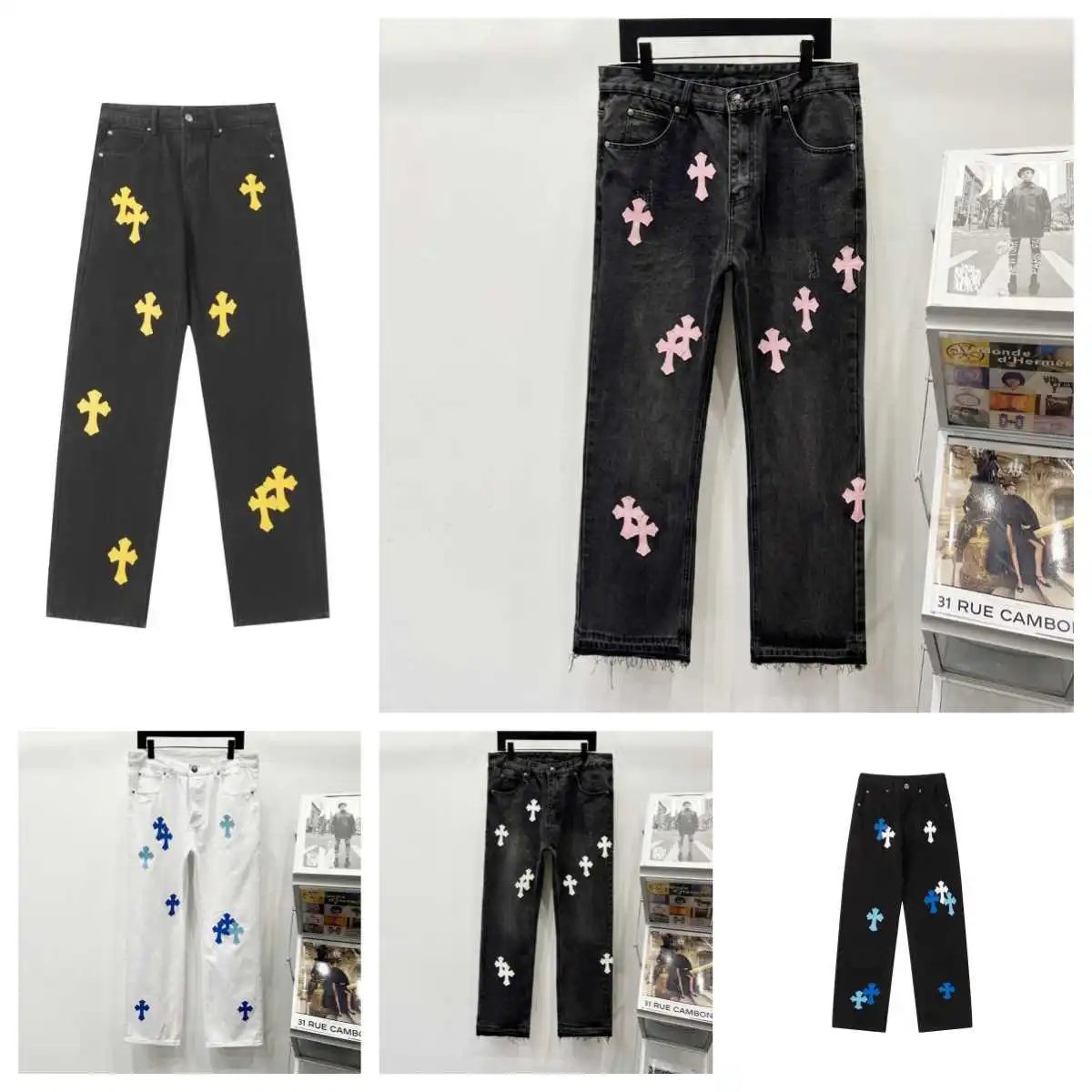 Chrome Hearts Cross-Embroidere