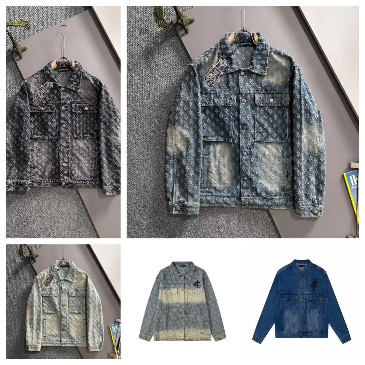 1to1reps Jackets fashion reps product 'Cross Denim Jacket 