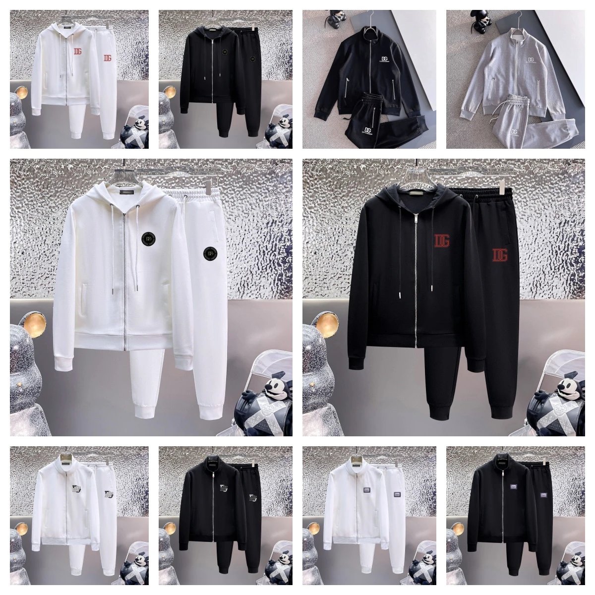 Dolce & Gabbana White Zip-Up T