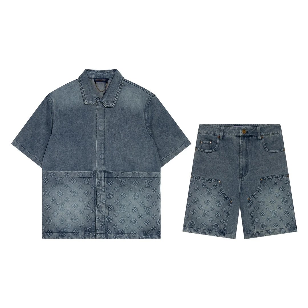 Louis Vuitton Denim Shirt and 