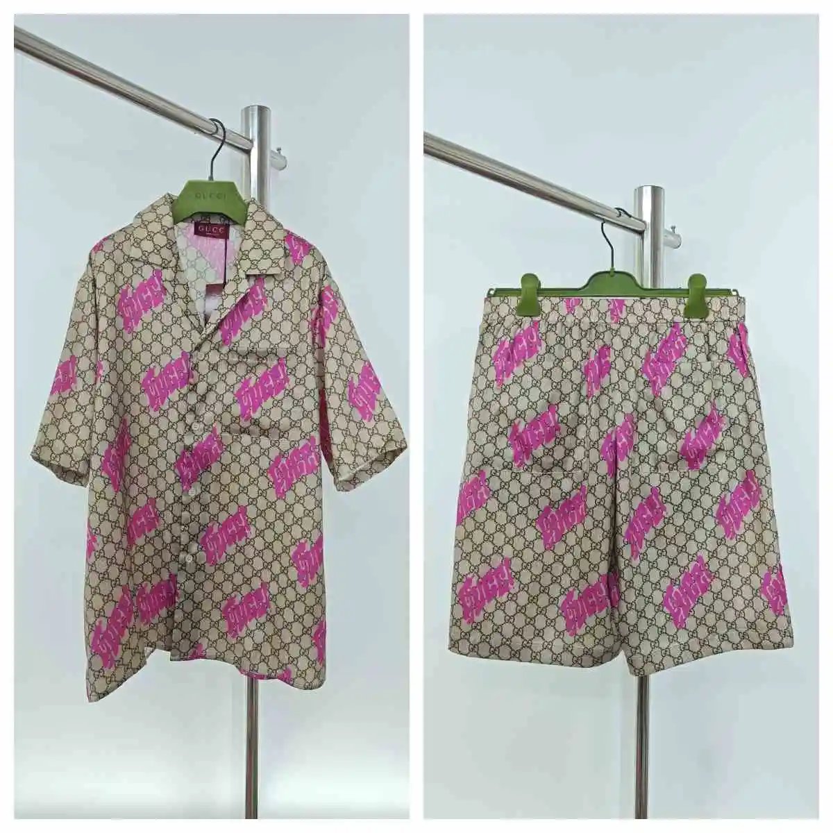 Gucci GG Supreme Shirt/Shorts 