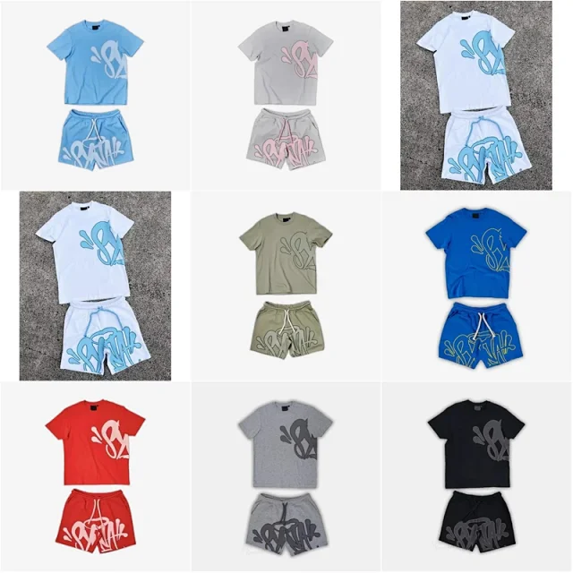 Syna World Matching Sets Graffiti Logo T-Shirt and Shorts Set product detail image 1