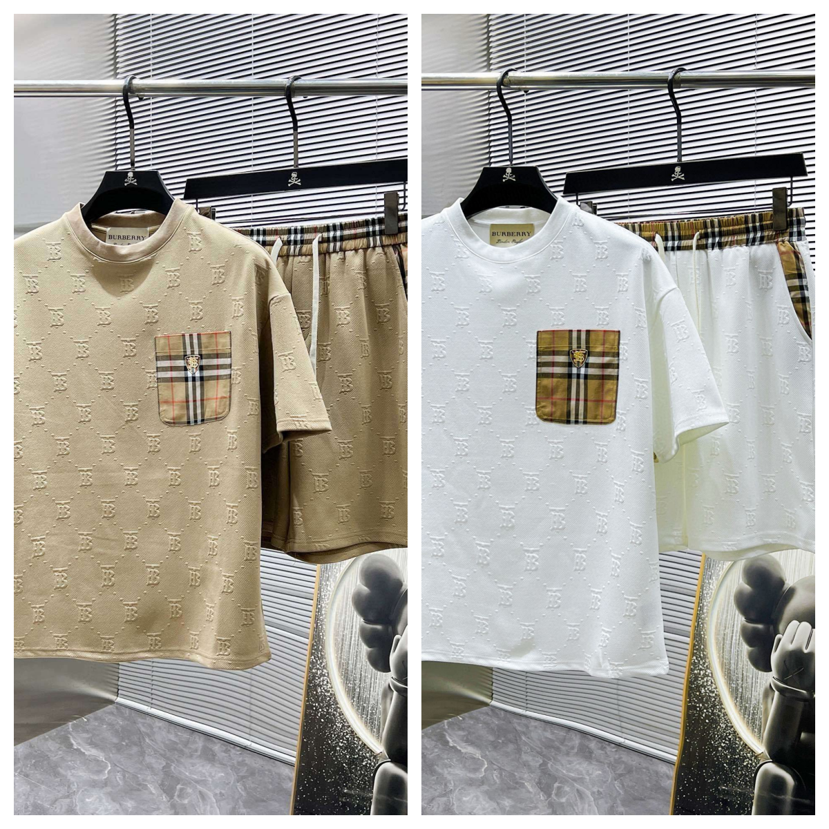 Burberry Beige Oversized T-Shi