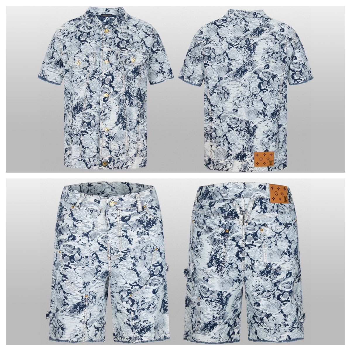 Louis Vuitton Denim Shirt and 