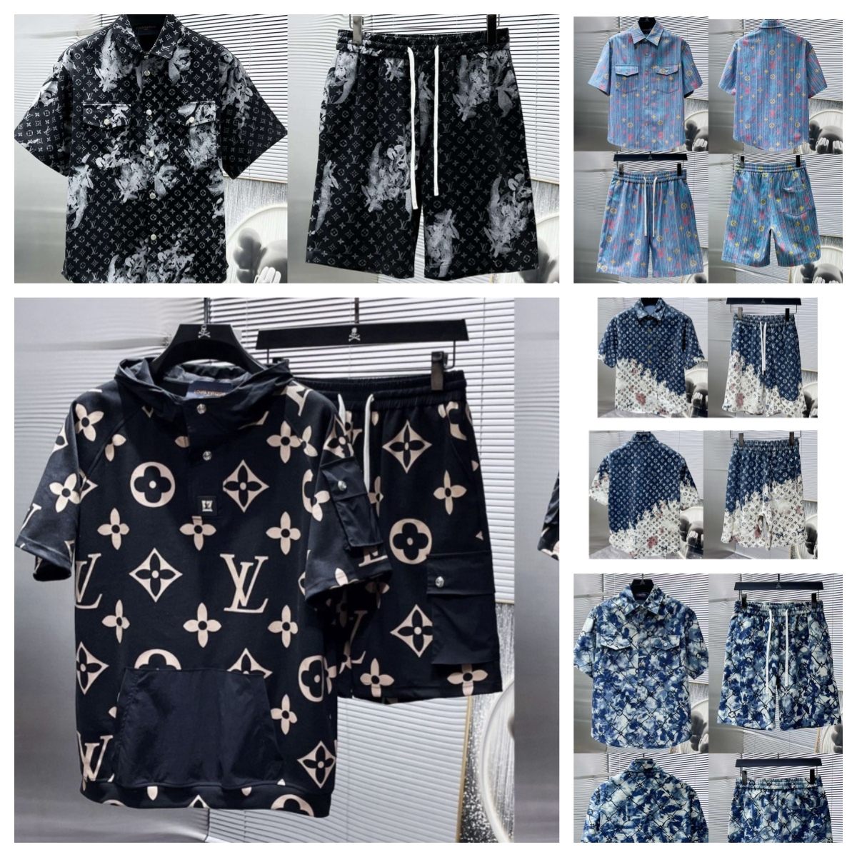 Louis Vuitton Black Floral Sho