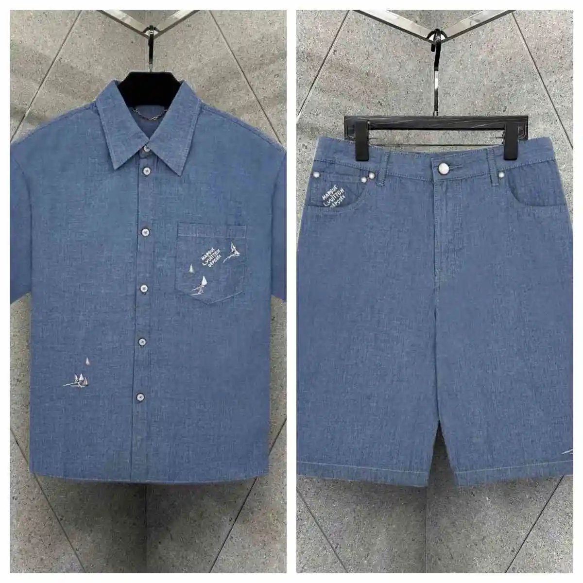 MAYA LOUIS VUITTON Denim Shirt