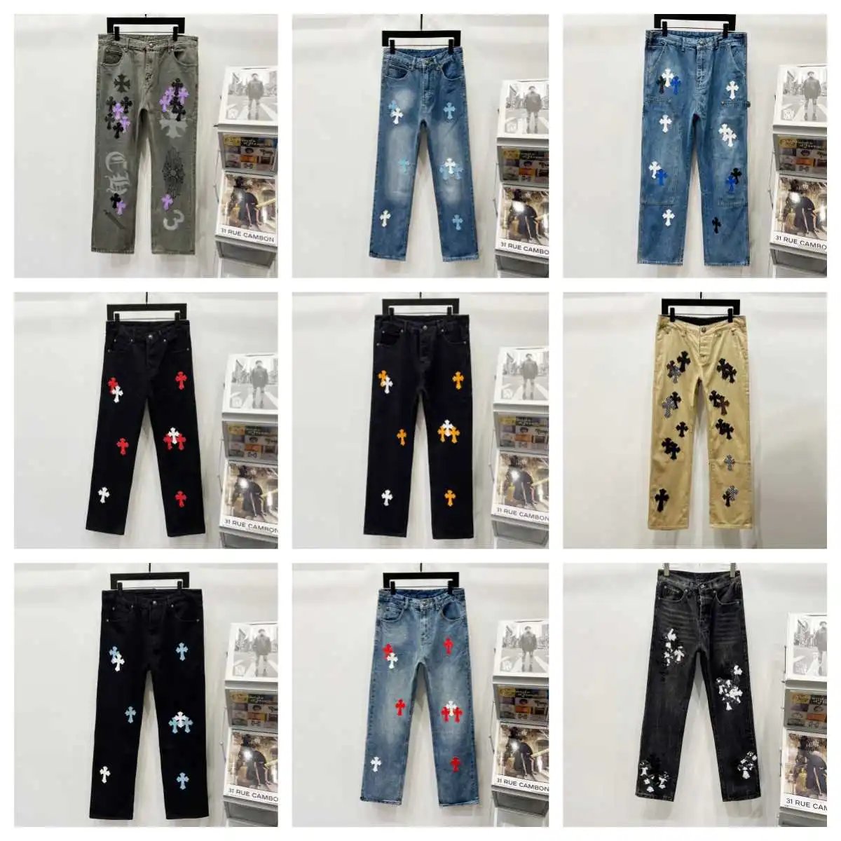 Chrome Hearts Cross-Embroidere