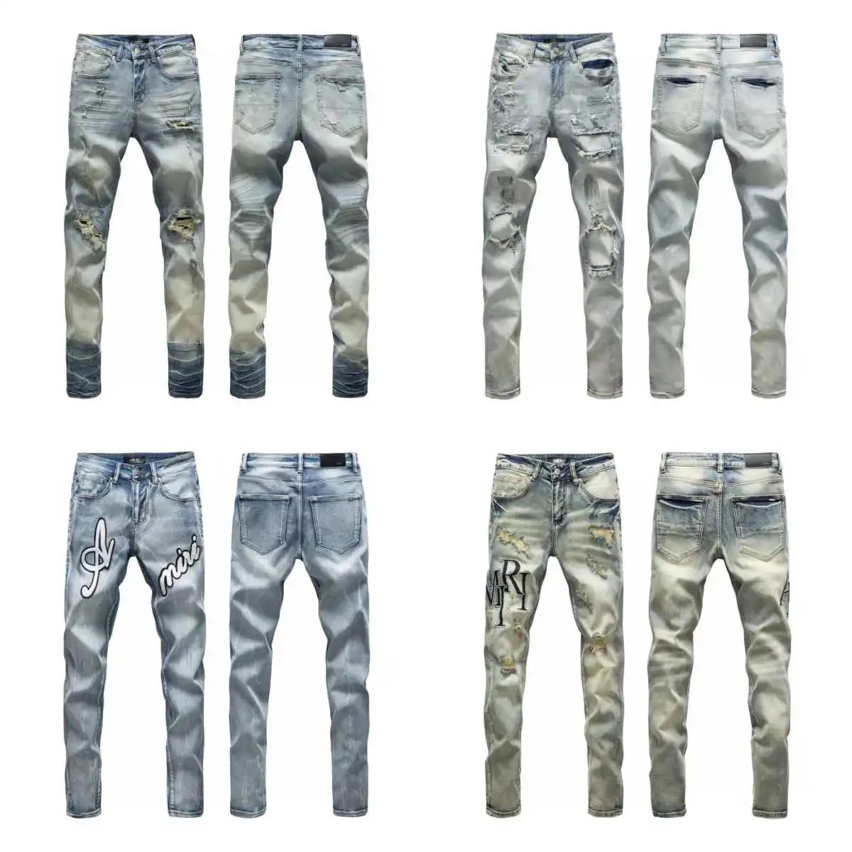 Amiri Distressed Slim Fit Jean